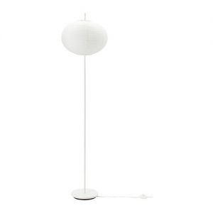 SOLLEFTEA Lampa podłogowa, biały okrągły biały