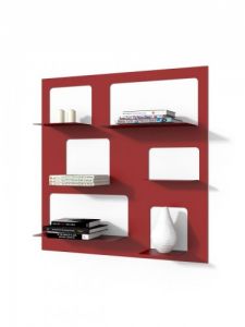 Biblioteczka Libra 3 czerwona