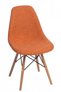 Krzesło P016W Duo pomarańcz. szare