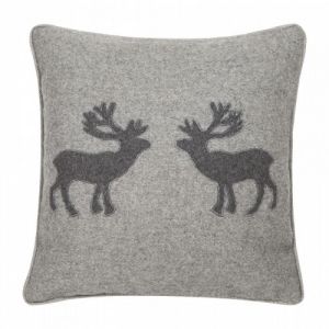 Poduszka Reindeer c. szara 45x45
