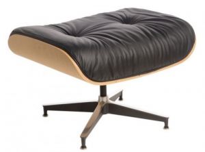 Podnóżek Vip czarny/Natural Oak