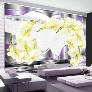 Fototapeta - Łuk z orchidei