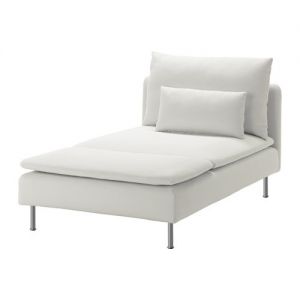 Sodernham sofa-szezlong biały-naturalny