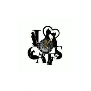 Zegar na ścienny CATS KOTY S do sypialni