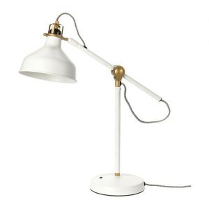 RANARP Lampa biurkowa, kremowy
