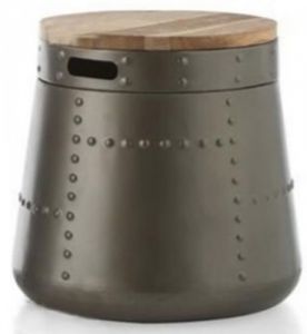 Stolik Drum szary