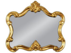Lustro wiszące Venice 92x109 złoty