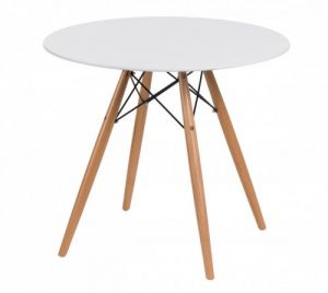 Stół DTW 80 cm, blat biały