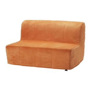IKEA LYCKSELE Pokrycie pokrowiec sofy 2os. pomarańczowy