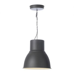 HEKTAR Lampa wisząca, ciemnoszary 47cm