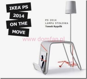 IKEA PS 2014 Stolik z oświetleniem, biały HYBRYDA