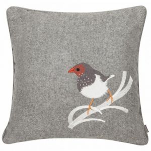 Poduszka Bird szara 45x45