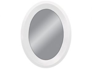 Lustro wiszące Oval 60x80 biały