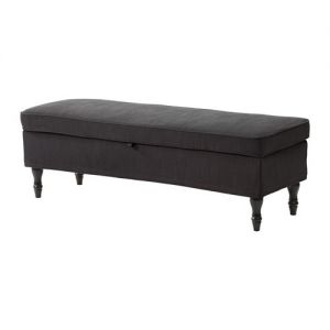 IKEA STOCKSUND Ława, Nolhaga ciemnoszary,czarny/drewno