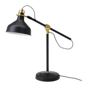 RANARP Lampa biurkowa, czarny