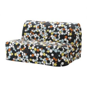 IKEA LYCKSELE Pokrycie sofy 2osobowej rozkładanej, Balsta wielobarwny