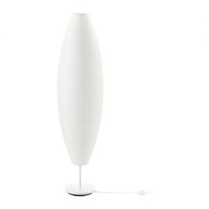 SOLLEFTEA Lampa podłogowa, biały owal biały