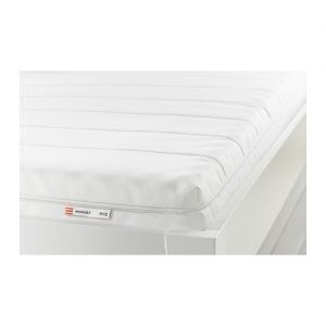 MOSHULT Materac piankowy, twardy, biały 90cm