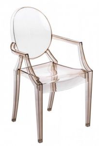 Krzesło Royal bursztynowy transparent