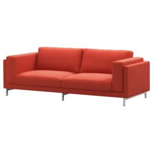 IKEA NOCKEBY Pokrycie sofy 3os. z RISANE pomarańczowy