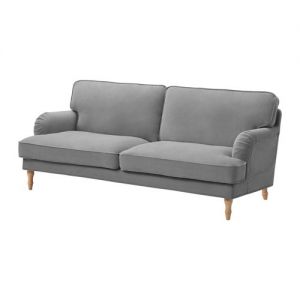 IKEA STOCKSUND Pokrycie sofy 3-osobowej,Ljungen szary