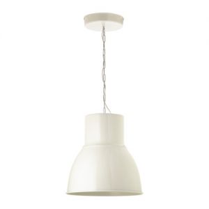 HEKTAR Lampa wisząca, biały 47cm