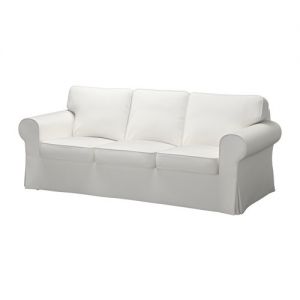 Ektorp sofa trzyosobowa pokrycie białe