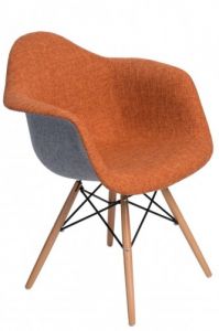 Krzesło P018 DAW Duo pomarańcz. szare
