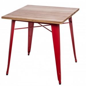 Stół Paris Wood czerwony jesion