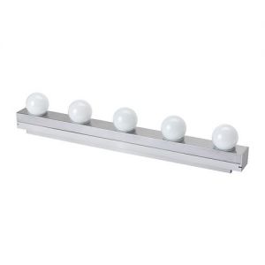 LEDSJÖ Lampa ścienna LED, stal nierdz