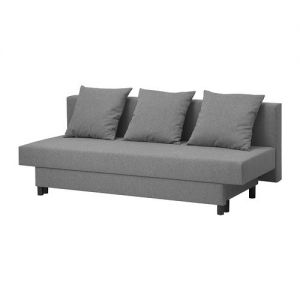 Asarum sofa trzyosobowa rozkładana szara