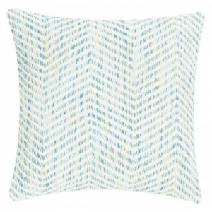 Poduszka Melange Zigzag 45x45 niebieska