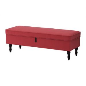 IKEA STOCKSUND Ława, Ljungen jasnoczerwony,czarny/drewno
