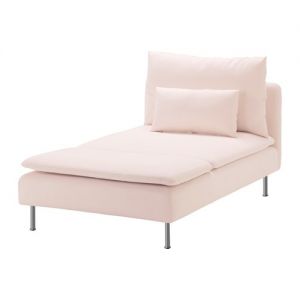 Sodernham sofa-szezlong jasno-różowy