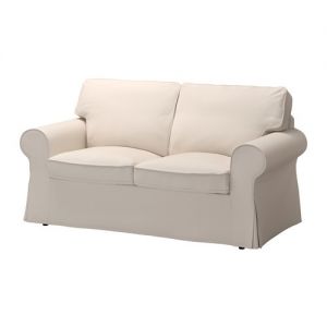 Ektorp sofa dwuosobowa pokrycie beżowe