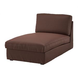 Kivik sofa-szezląg kolor ciemnobrązowy