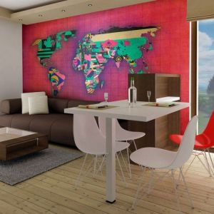 Fototapeta - Avant-garde World map