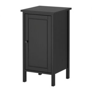 IKEA HEMNES szafka, stolik nocny, czarnobrąz