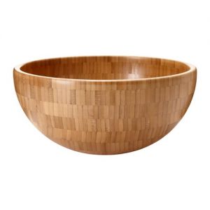 BLANDA MATT Miska, bambus 28cm