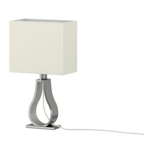 KLABB Lampa stołowa, kremowy