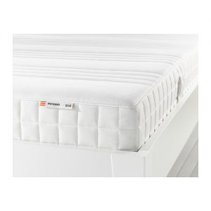 MATRAND Materac lateksowy, średnio twardy, biały 80cm