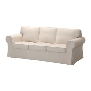 Ektorp sofa trzyosobowa pokrycie beżowe