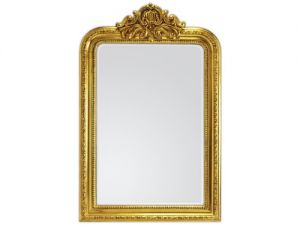 Lustro wiszące Crown 77x120 złoty