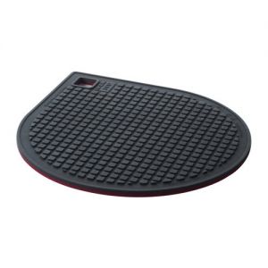IKEA 365+ GUNSTIG Podstawka pod garnek, czerwony, ciemnoszary