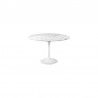 Stół Fiber 90 cm inspirowany Tulip Table marmur