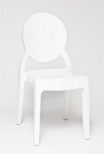 Krzesło Mia White Glossy
