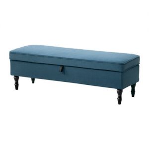 IKEA STOCKSUND Ława, Ljungen niebieski, czarny/drewno