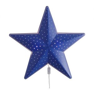 IKEA SMILA STJÄRNA Lampa ścienna, niebieski