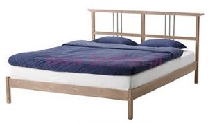 IKEA RYKENE jak FJELLSE HEMNES 140cm łóżko szarybrąz